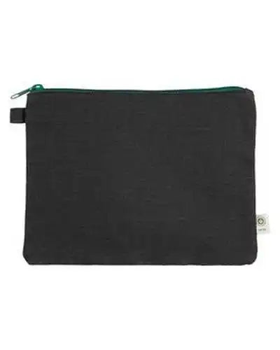Econscious Ec8402 Hemp Pouch - Black Kelly