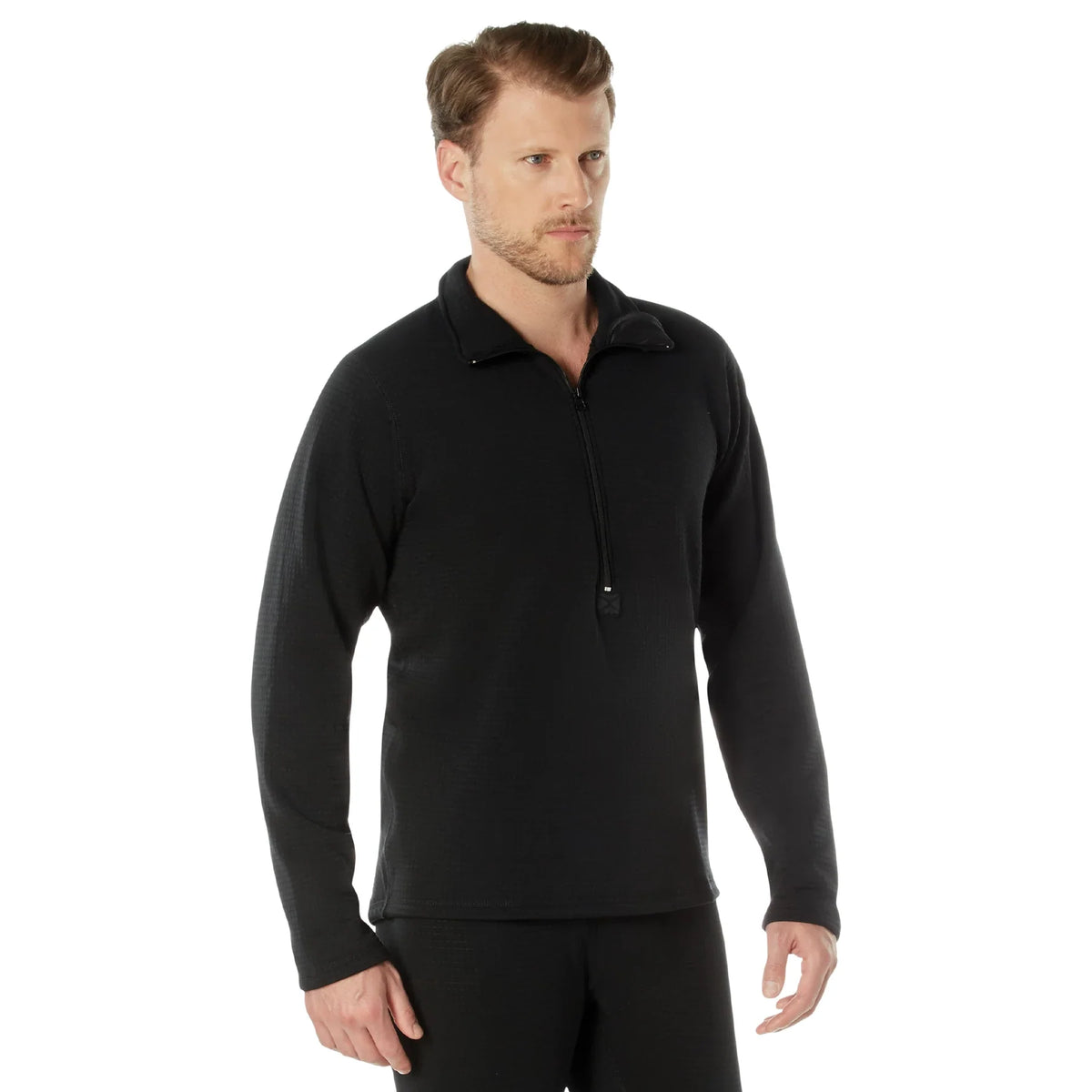 Ecwcs Gen Iii Mid-weight Underwear Top (level Ii) - Black / s