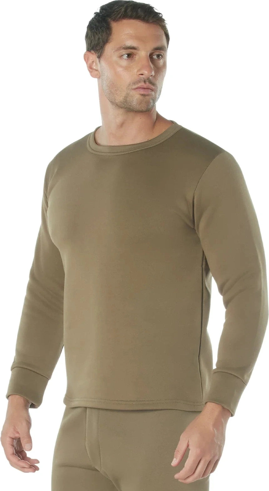 Ecwcs Poly Crew Neck Top - Ar 670-1 Coyote Brown / s