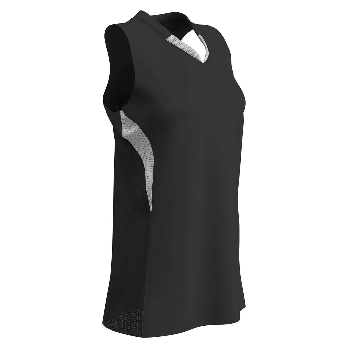 Champro Bs30 Decoy Racerback Softball Jersey - Black White