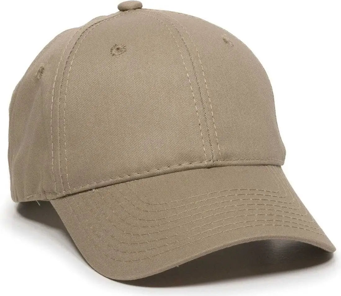 Oc Sports Gl-271 Team Adjustable Custom Baseball Caps - Khaki - 6 7/8’’ - 7 1/2’’