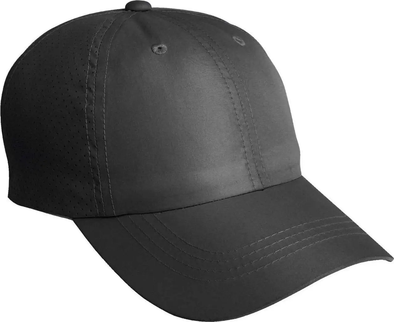 Port Authority C821 Perforated Cap - Black - 7 1/4’’ - 5/8’’