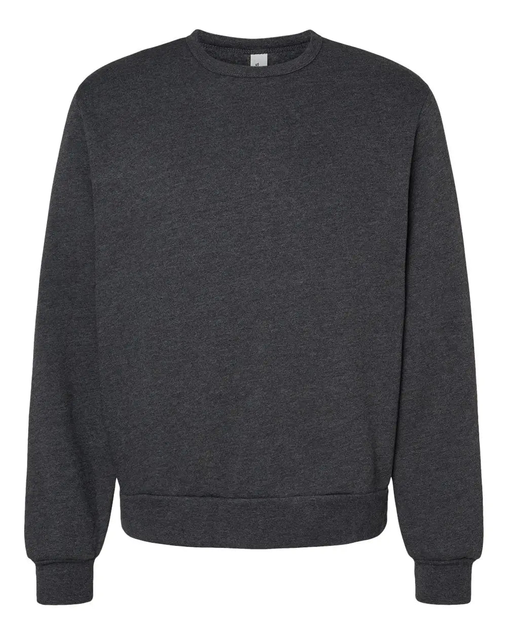 Bella + Canvas 3911 Sponge Fleece Classic Crewneck Sweatshirt - Dark Grey Heather - Gray / Xs