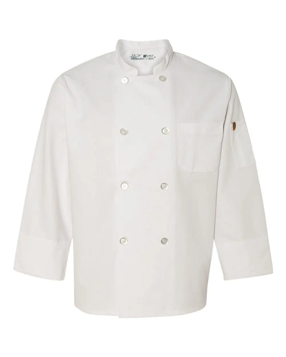 Chef Designs 0413 Button Coat with Thermometer Pocket