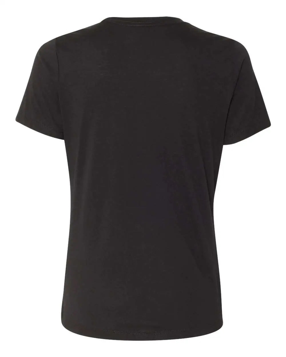 Bella + Canvas 6413 Women’s Relaxed Fit Triblend Tee - Solid Black