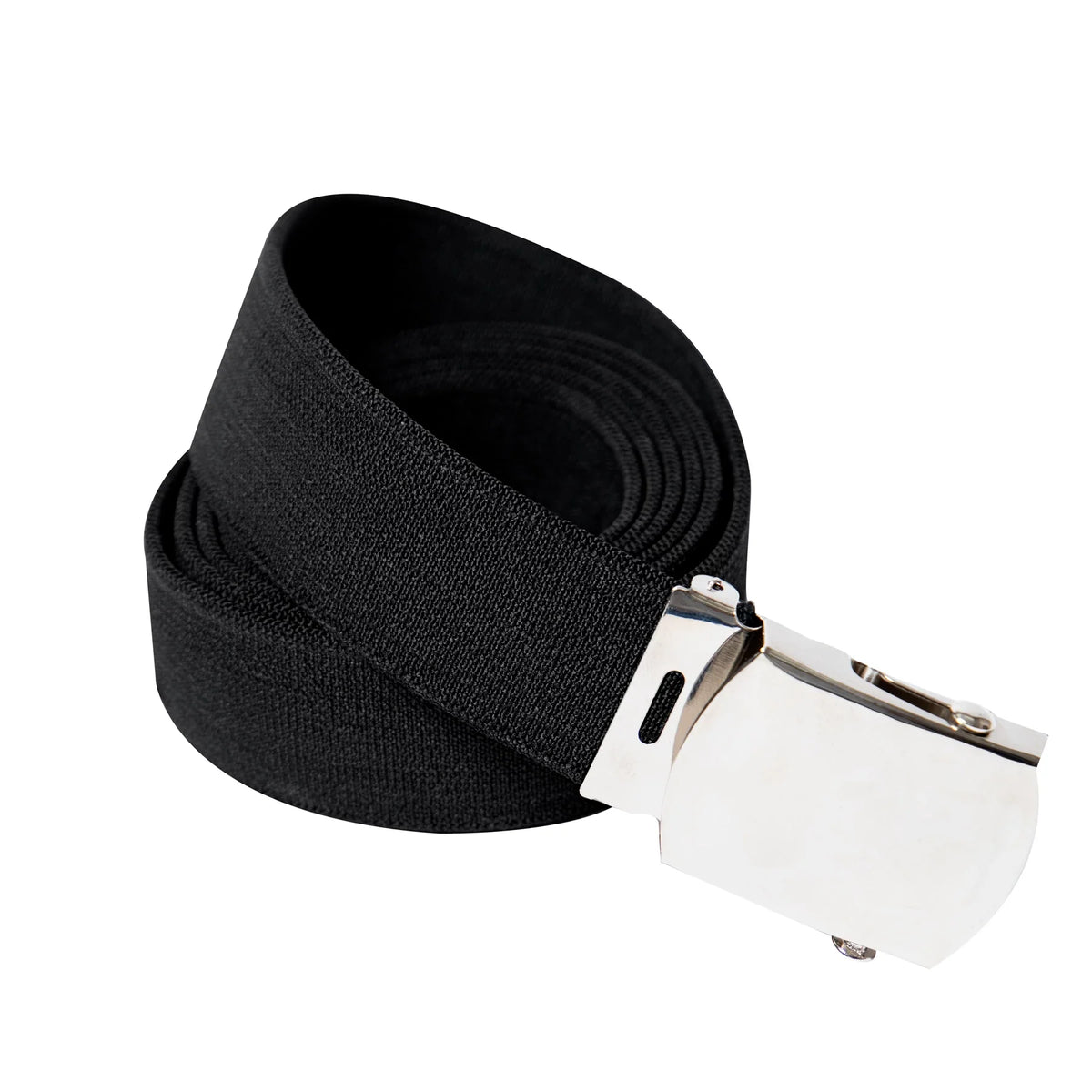 Elastic Stretch Web Belt - 54 Inches Long | Black
