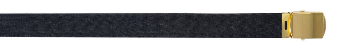 Elastic Stretch Web Belt - 54 Inches Long | Black