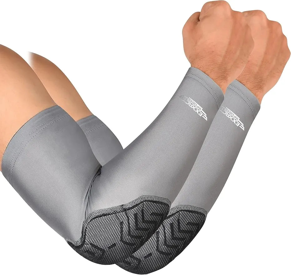 Elbow Pad Mens & Boys Compression Arm Sleeve 1 Pair (adult)