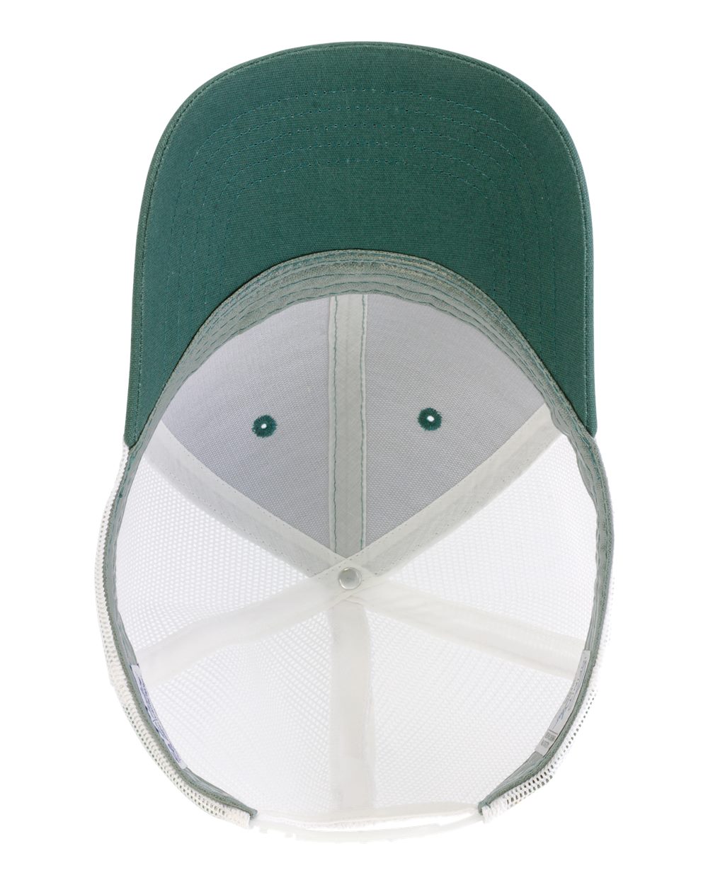 Emerald/ White Women's Modern Trucker Cap - CHARLIE