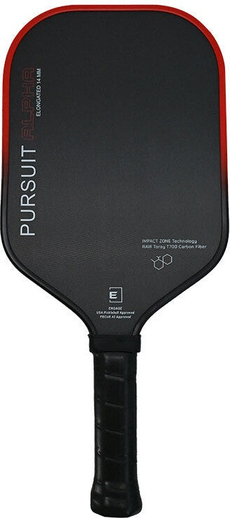 Engage Pursuit Alpha 14mm Pickleball Paddle - Red Flare