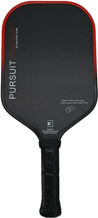 Engage Pursuit Alpha 16mm Pickleball Paddle - Red Flare