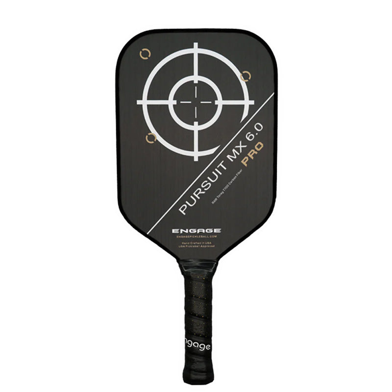 Engage Pursuit Pro Mx 6.0 Raw Carbon Fiber Lite Pickleball Paddle