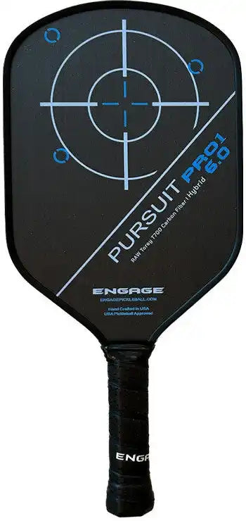 Engage Pursuit Pro1 6.0 Hybrid Pickleball Paddle - Carbon Sky