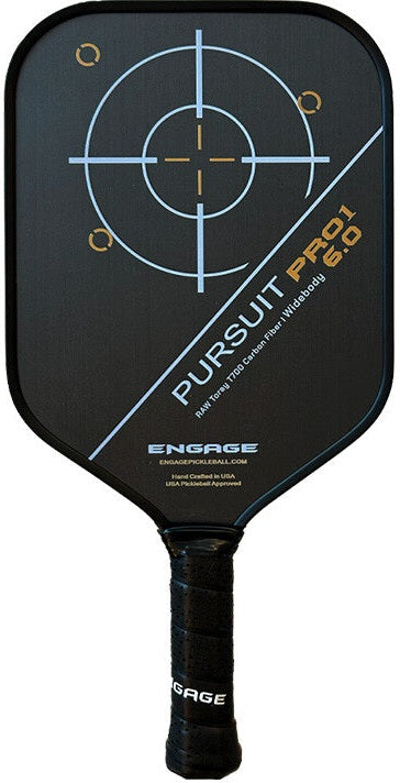 Engage Pursuit Pro1 6.0 Widebody Pickleball Paddle - Arctic Gold - HIT a Double