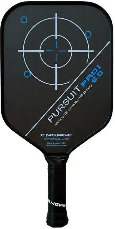 Engage Pursuit Pro1 6.0 Widebody Pickleball Paddle - Carbon Sky