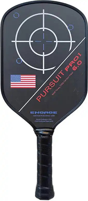 Engage Pursuit Pro1 Elongated 6.0 Pickleball Paddle - Red White Blue