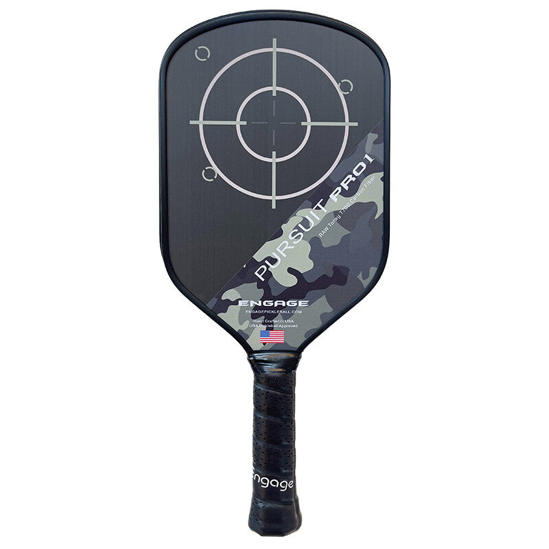 Engage Pursuit Pro1 Elongated Pickleball Paddle (black/gold)