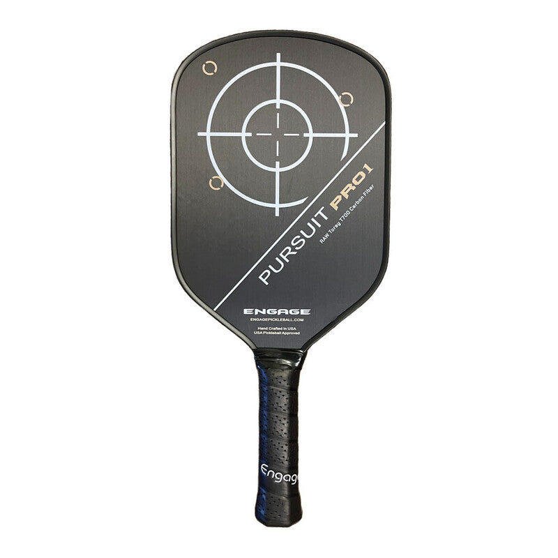 Engage Pursuit Pro1 Elongated Pickleball Paddle (black/gold)