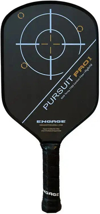 Engage Pursuit Pro1 Hybrid Pickleball Paddle - Arctic Gold