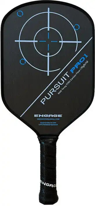 Engage Pursuit Pro1 Hybrid Pickleball Paddle - Carbon Sky