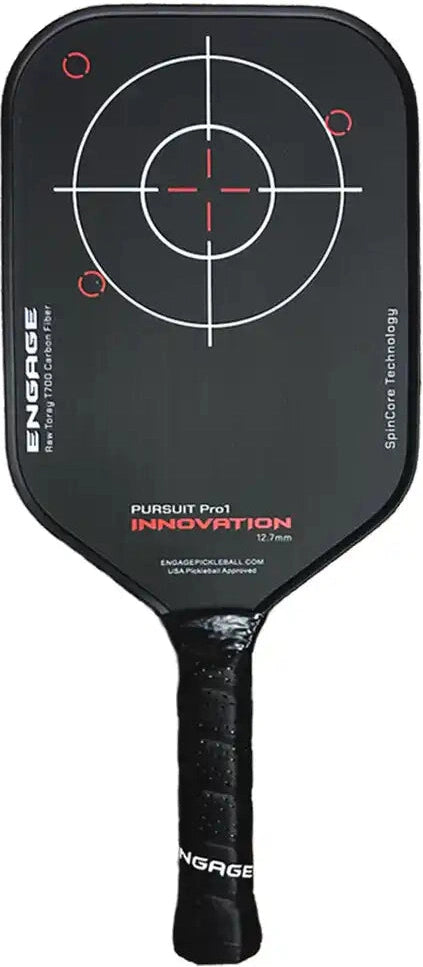 Engage Pursuit Pro1 Innovation 12.7mm Pickleball Paddle - Fierce Red