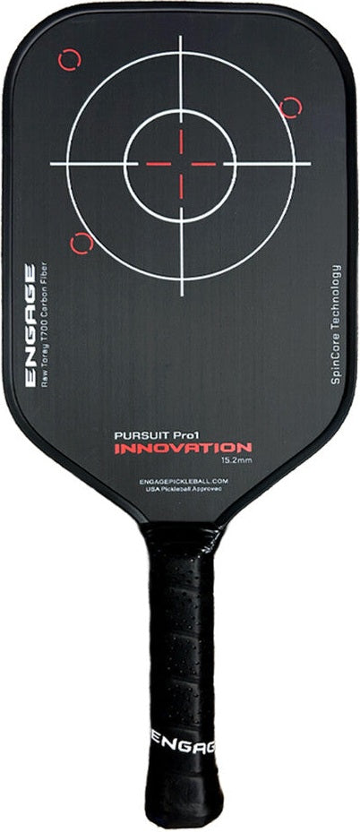 Engage Pursuit Pro1 Innovation 15.2mm Pickleball Paddle - Fierce Red