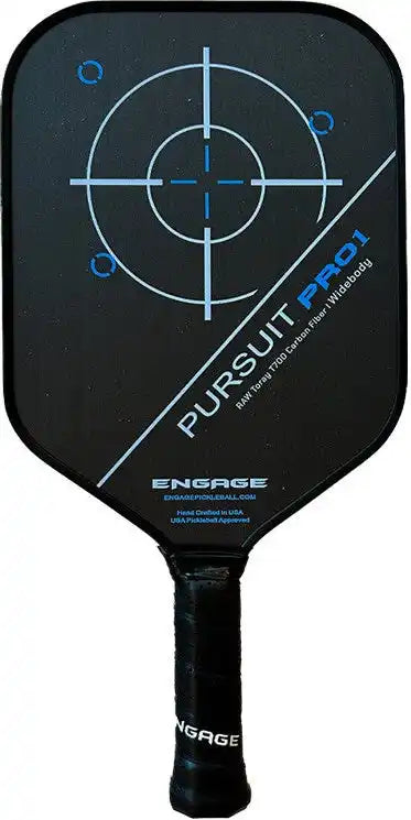 Engage Pursuit Pro1 Widebody Pickleball Paddle - Carbon Sky
