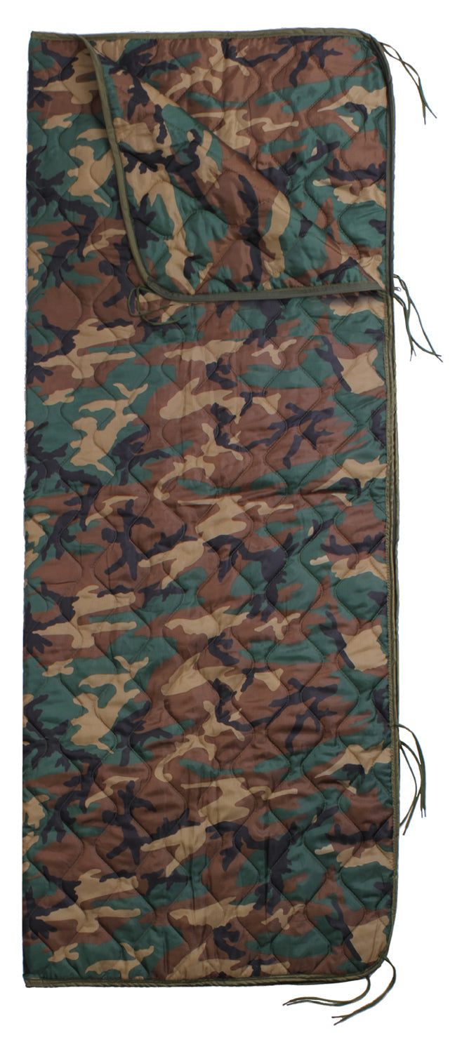 Enhanced G.i. Type Rip-stop Poncho Liner with Zipper