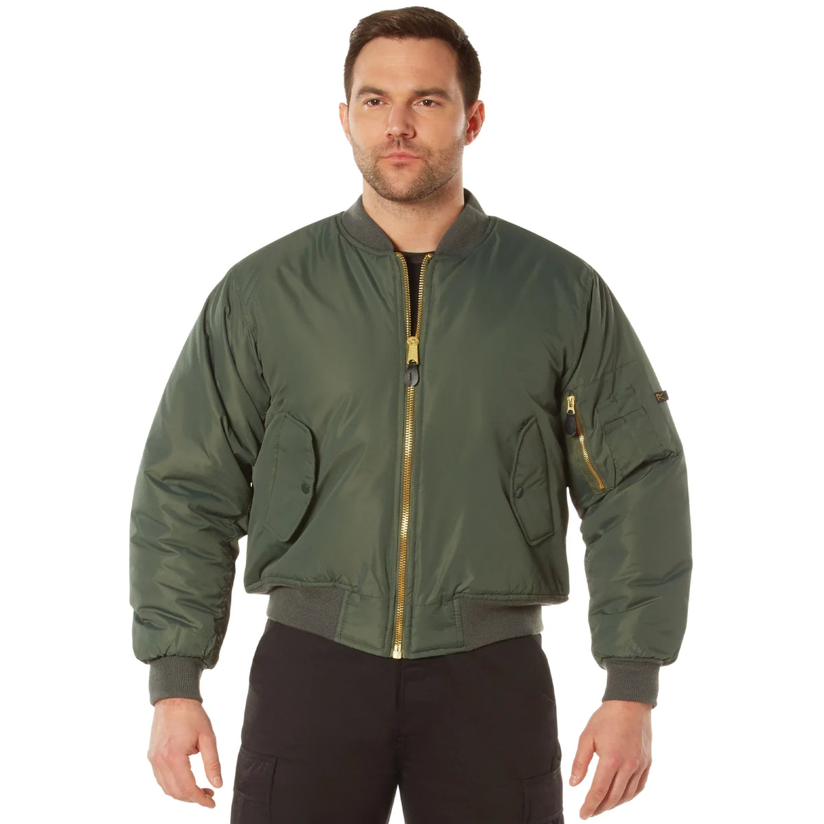Enhanced Nylon Ma-1 Flight Jacket