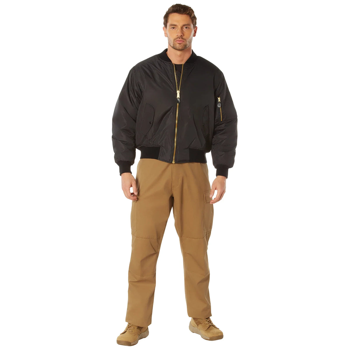 Enhanced Nylon Ma-1 Flight Jacket