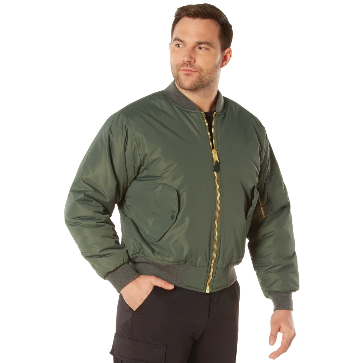 Enhanced Nylon Ma-1 Flight Jacket