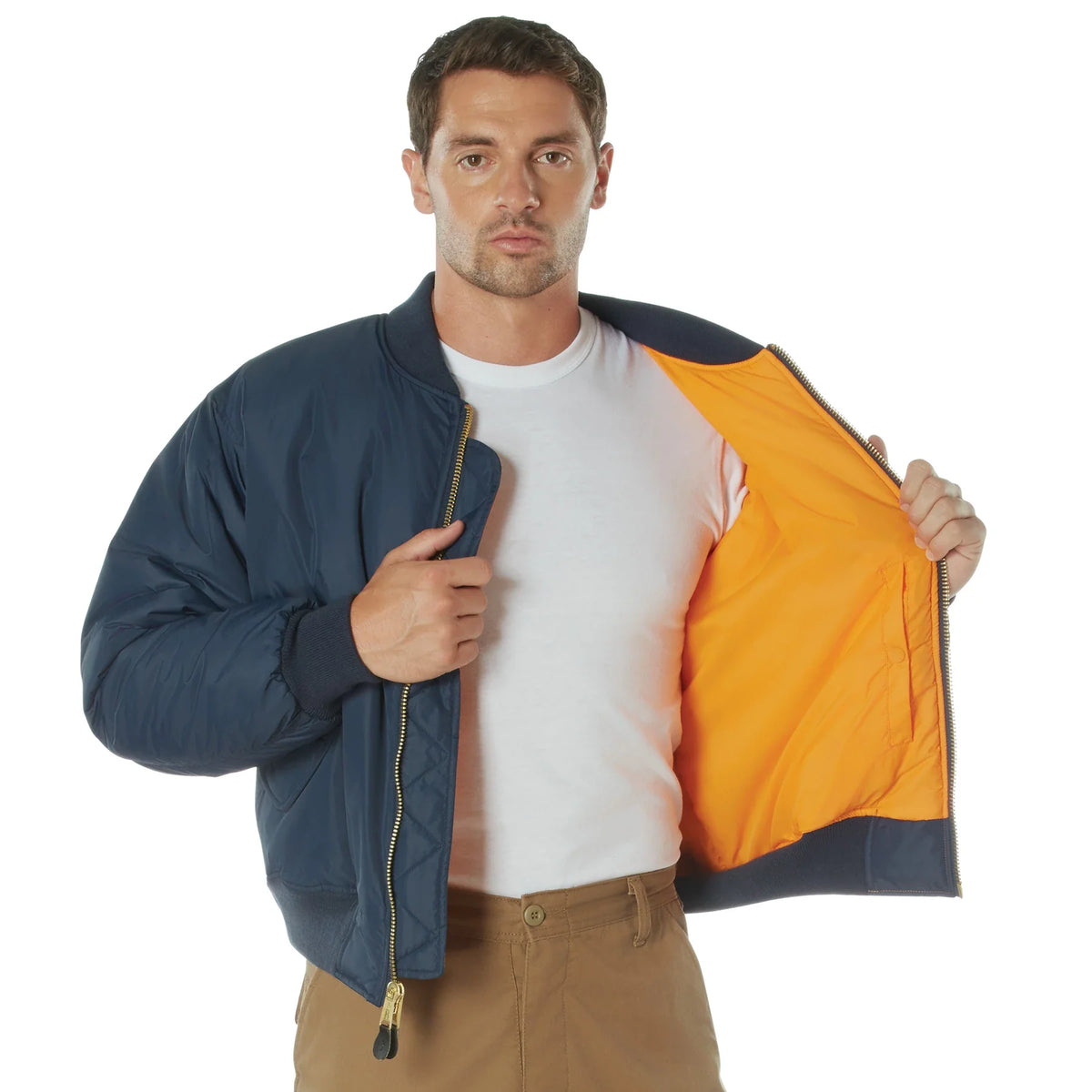 Enhanced Nylon Ma-1 Flight Jacket