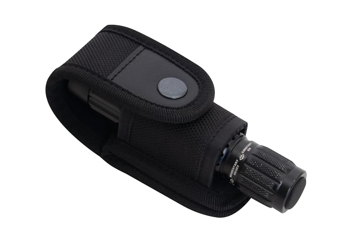 Enhanced Universal Flashlight Holder - Black