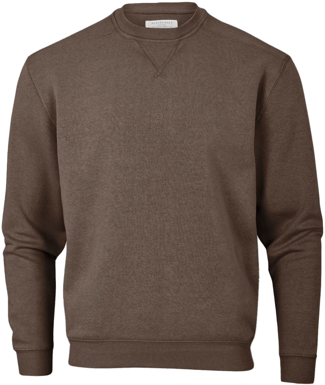 ESPRESSO BOXERCRAFT FLEECE CREW  grouped