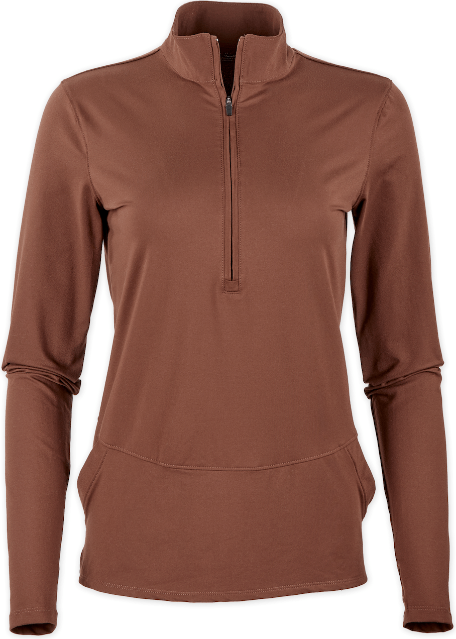 ESPRESSO BOXERCRAFT WOMEN'S  FLEX QTR ZIP  grouped