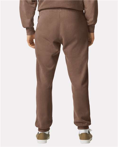 Espresso Garment-Dyed Lightweight Fleece Sweatpants - 1469