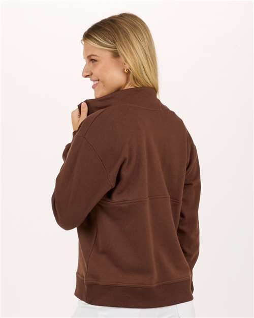 Espresso Women&#39;s Lace Up Pullover - BW5401