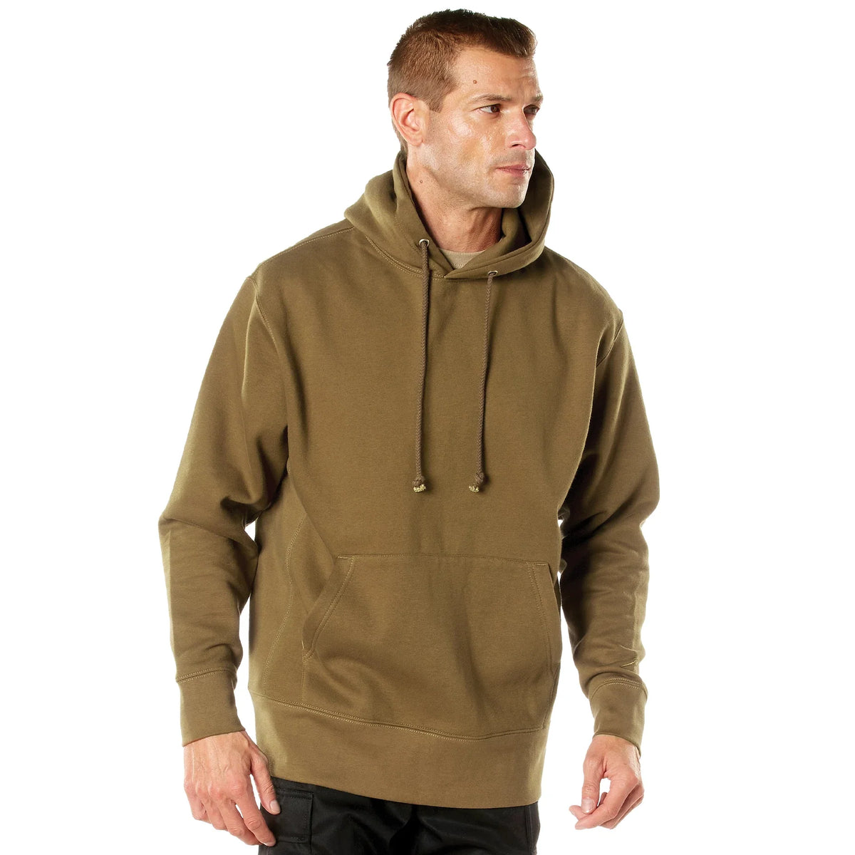 Every Day Pullover Hooded Sweatshirt - Coyote Brown / s