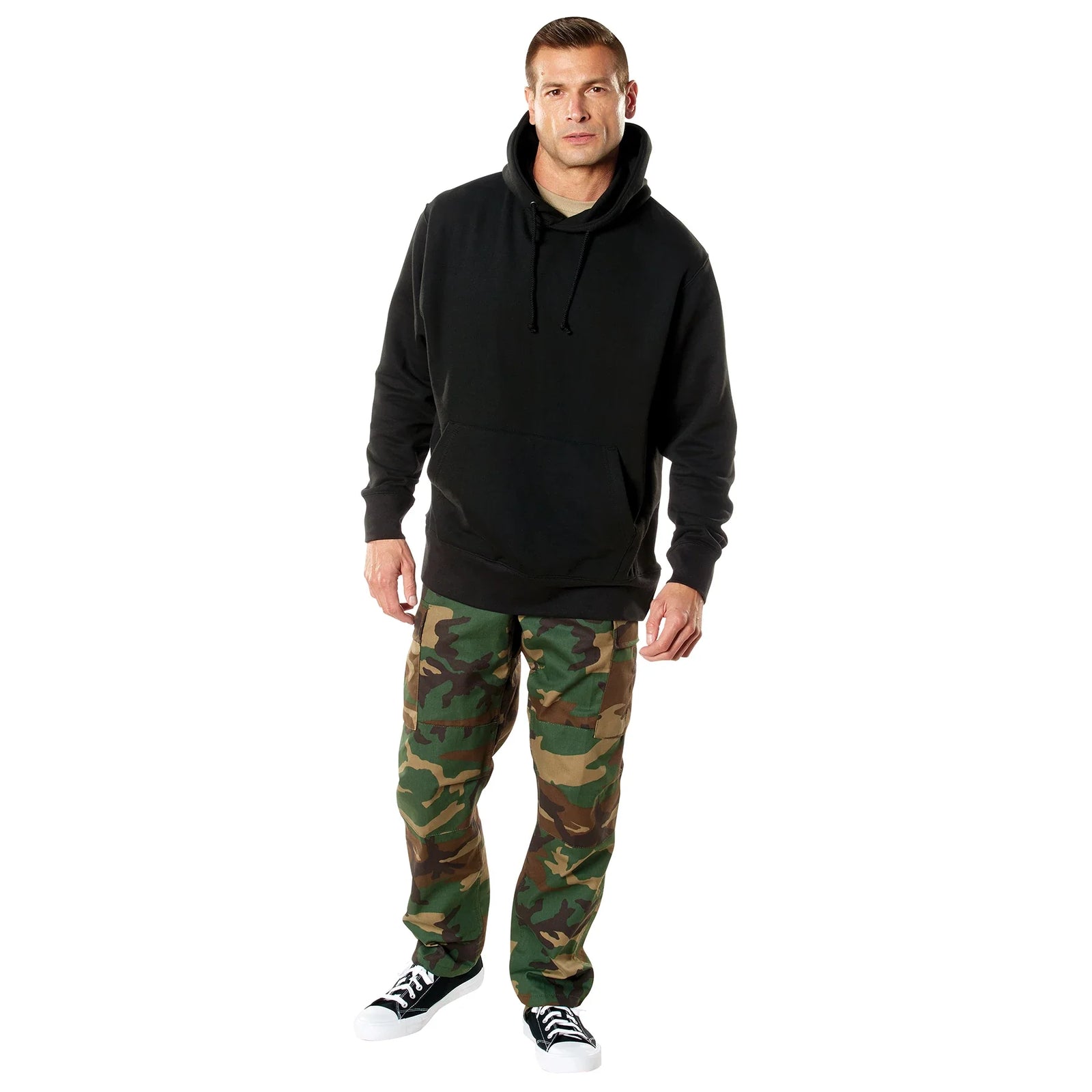 Every Day Pullover Hooded Sweatshirt - Black / s