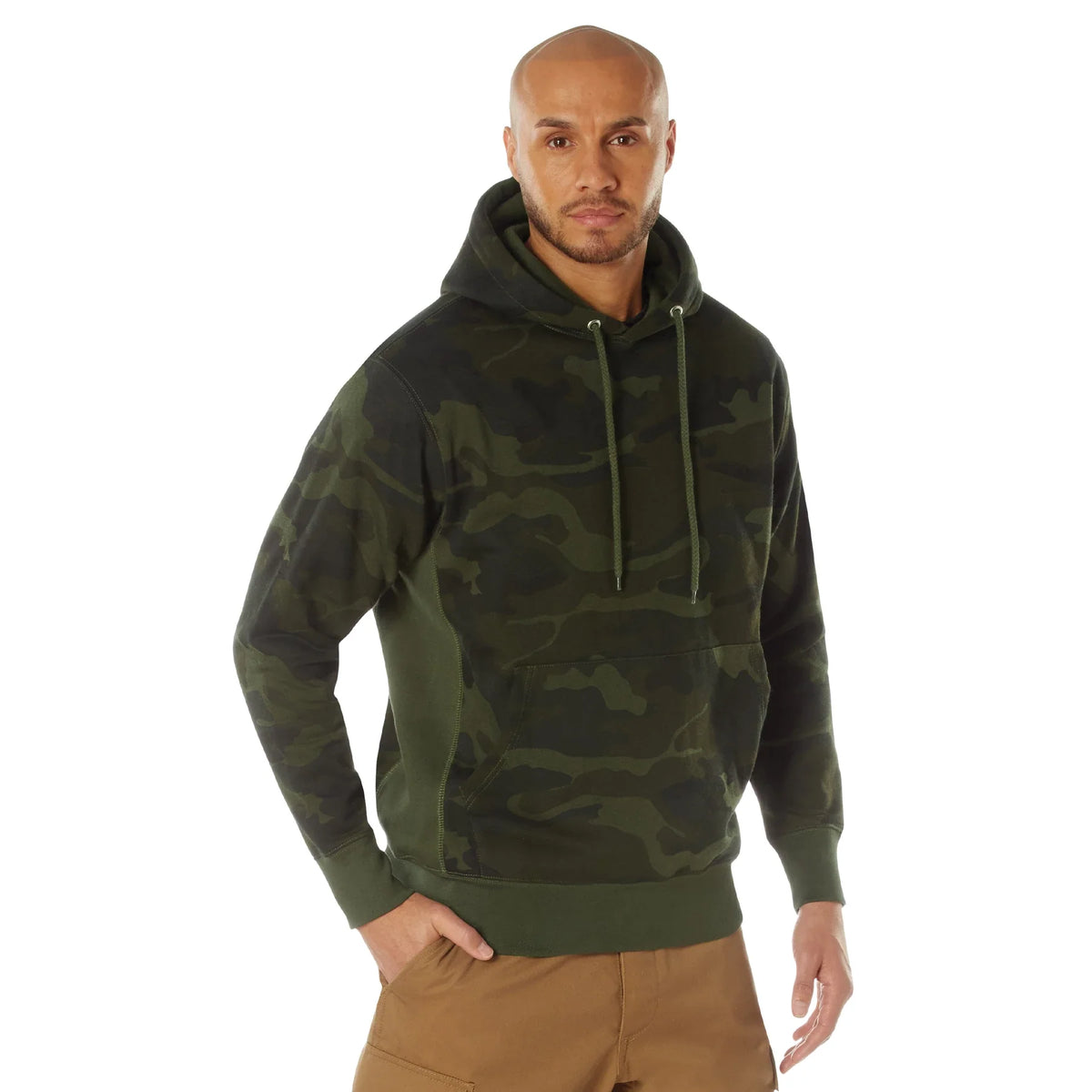 Every Day Pullover Hooded Sweatshirt - Midnight Woodland Camo / m