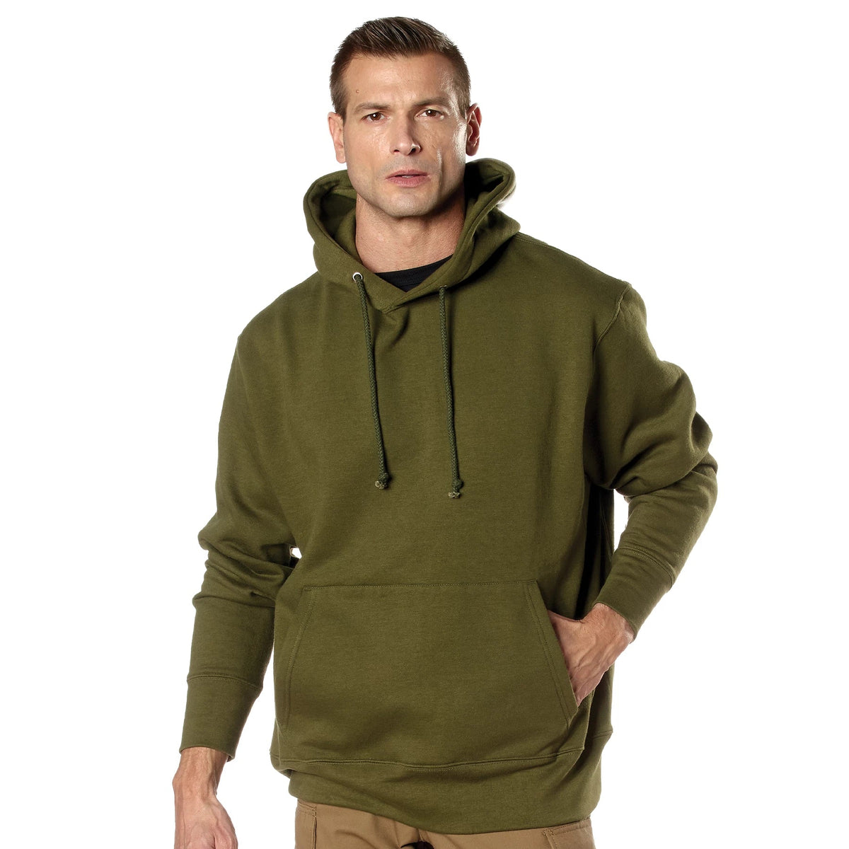 Every Day Pullover Hooded Sweatshirt - Olive Drab / s