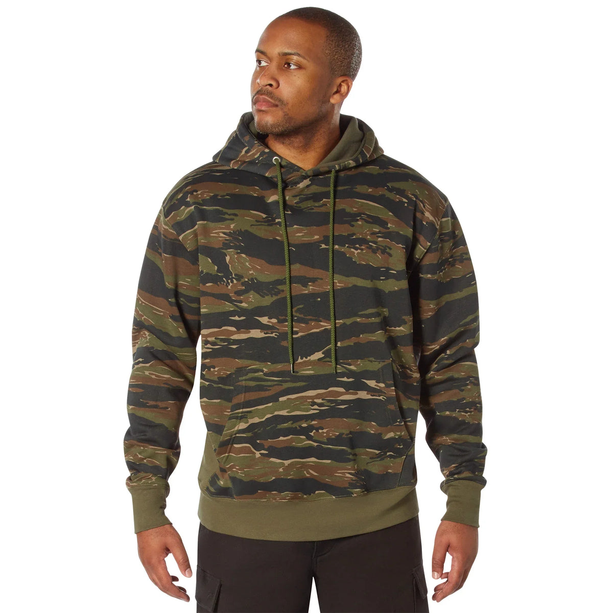 Every Day Pullover Hooded Sweatshirt - Tiger Stripe Camo / s