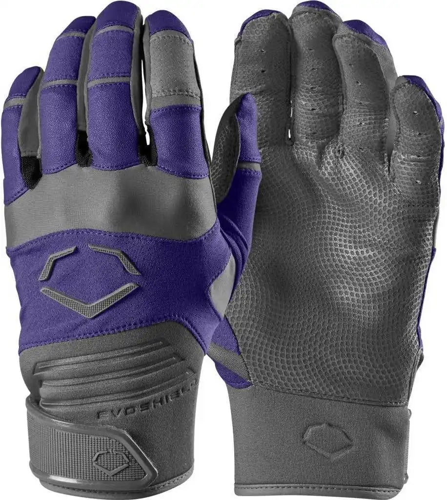 Evoshield Adult Evo Aggressor Batting Gloves - Purple
