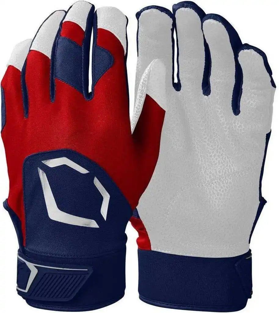 Evoshield Adult Evo Standout Batting Gloves - Navy Scarlet