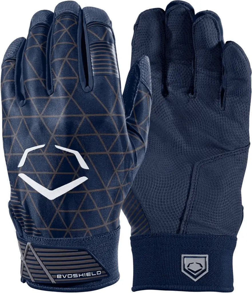 Evoshield Adult Evocharge Protective Batting Gloves - Navy