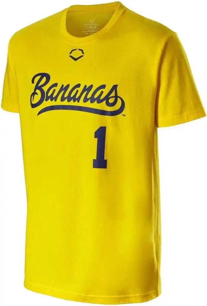 Evoshield Bananas Rs Adult Cotton Tee - Yellow