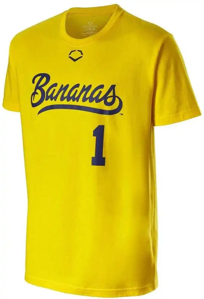 Evoshield Bananas Rs Adult Cotton Tee - Yellow