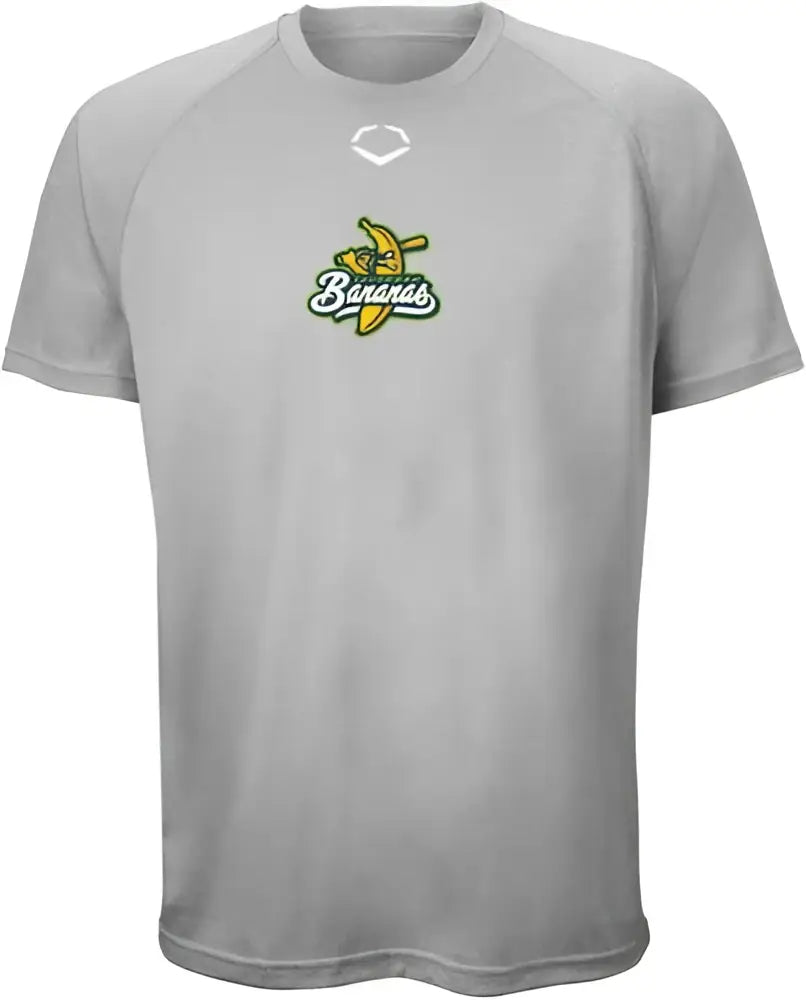 Evoshield Bananas Tech Adult Tee - Heather Gray