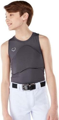 Evoshield Boys Sleeveless Chest Guard Shirt Wb5753901 - Charcoal
