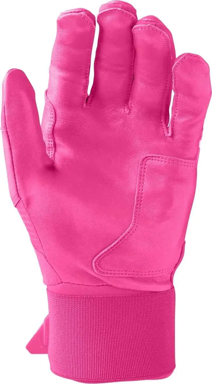 Evoshield Carbyne Youth Batting Glove with Strap - Hot Pink
